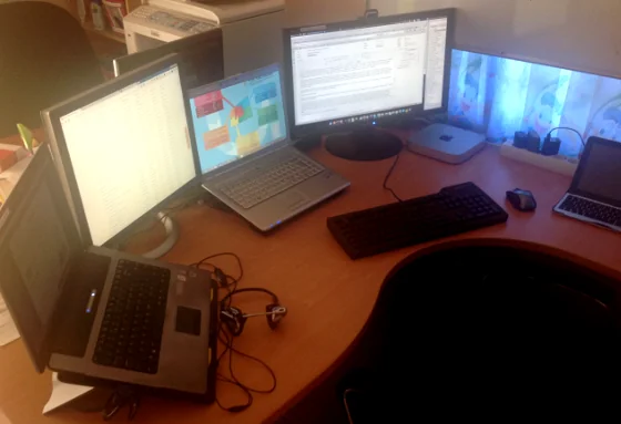 My work space