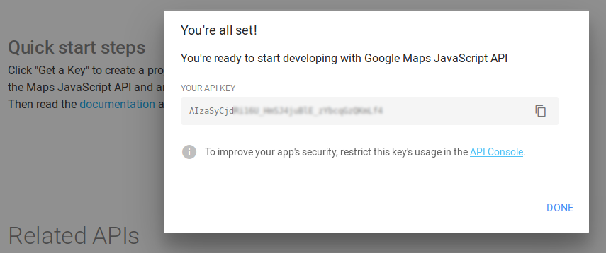 Get your API key