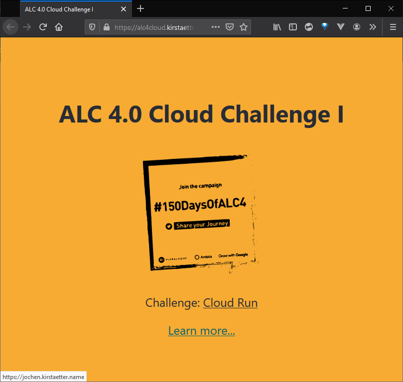 Service on Cloud Run accessible via custom domain
