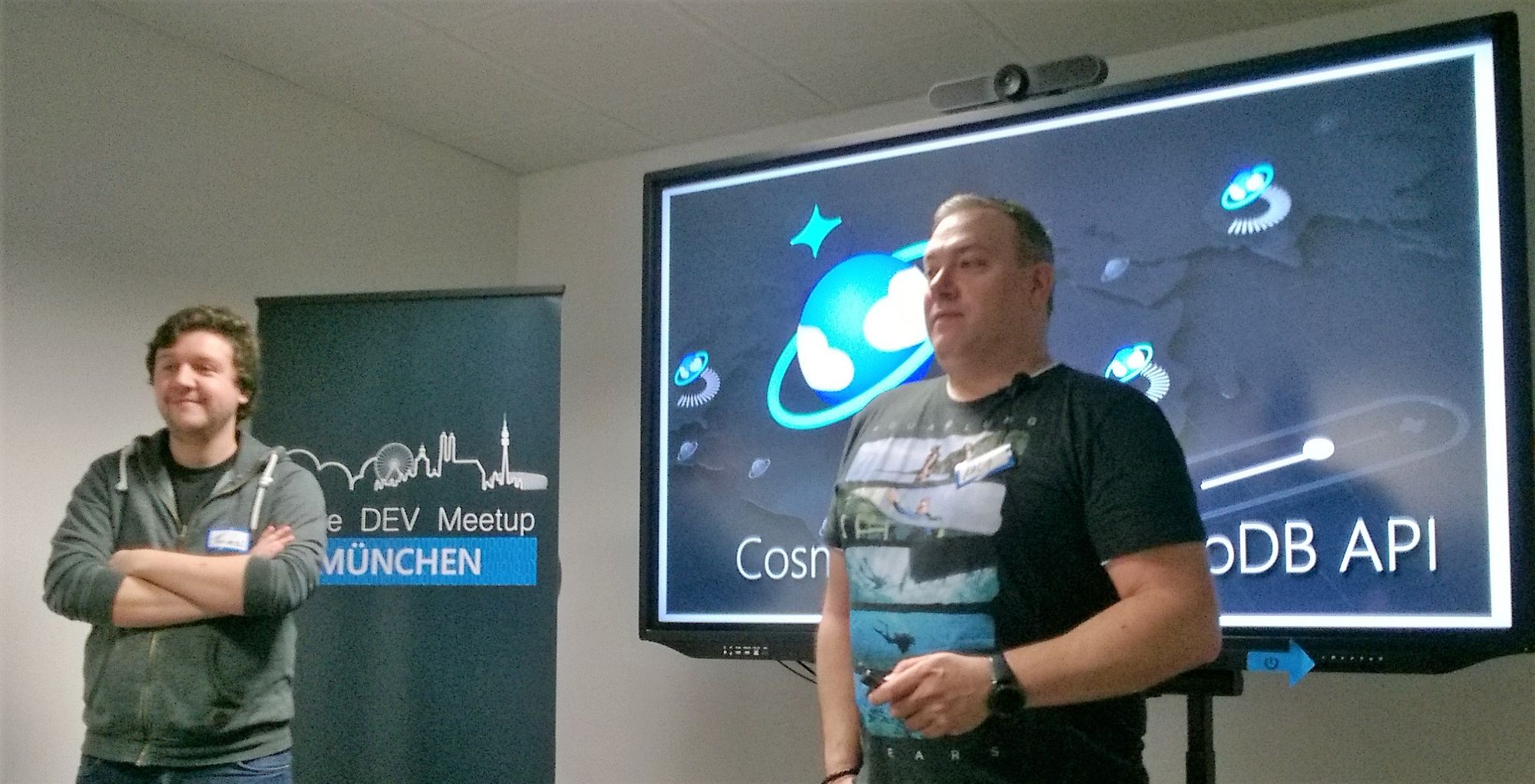 Thomas and Ralf - founders and hosts of Azure DEV Meetup Munich