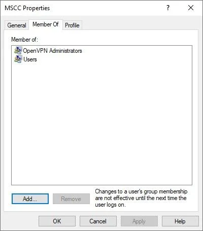 The scheduled task is launched by a non-privileged user account