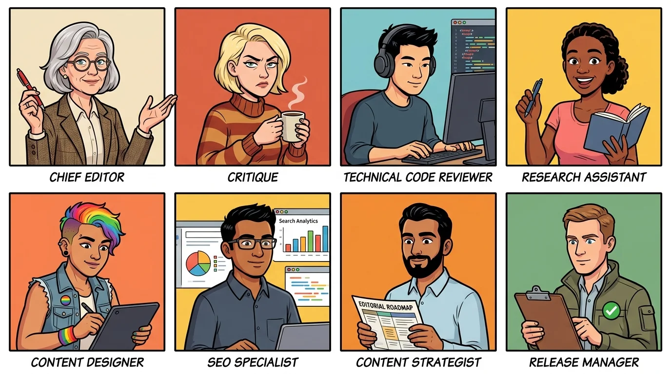 From Solo Blogger to Editorial Board: How I Built a Multi-Agent Publishing Agency