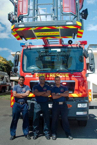 Visiting the Fire Station in Coromandel