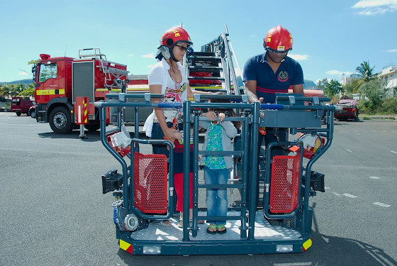 Visiting the Fire Station in Coromandel