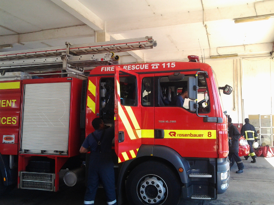 Visiting the Fire Station in Coromandel