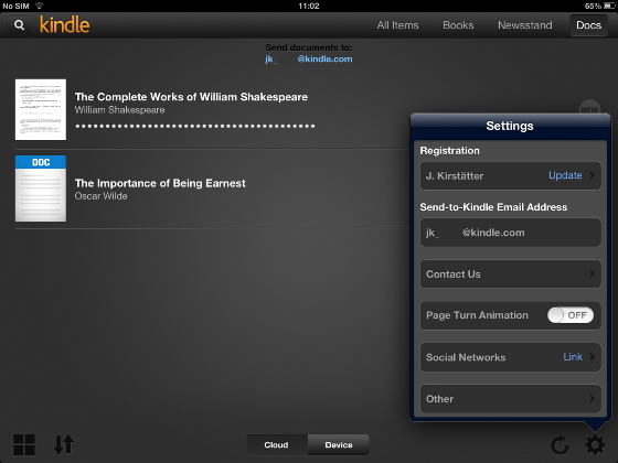 How To Send Ebooks To Kindle App - Free Software and ...