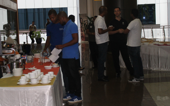 GWAB 2014: Using the lunch break for networking and exchange of ideas - Great conversations and topics amongst attendees