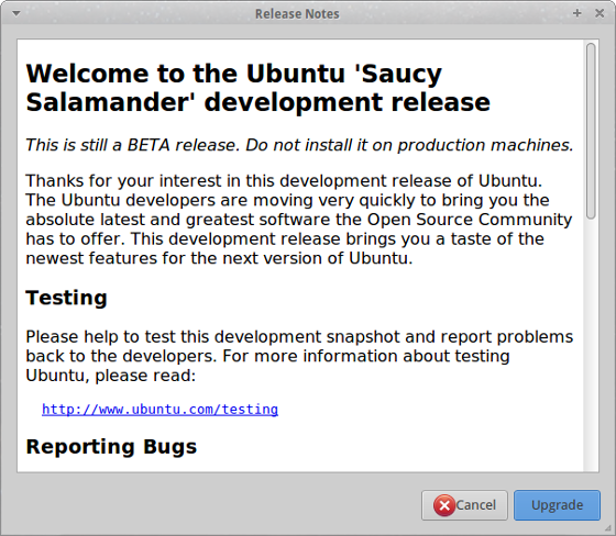 Details about Ubuntu 13.10 (Saucy Salamander)