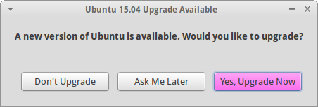 Upgrade to Xubuntu 15.04 - Vivid Vervet