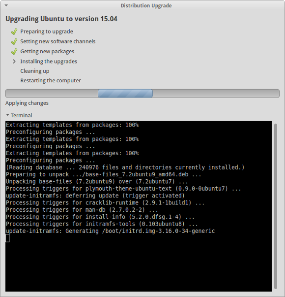 Upgrade to Xubuntu 15.04 - Vivid Vervet