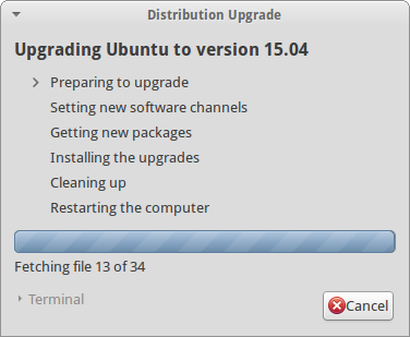 Upgrade to Xubuntu 15.04 - Vivid Vervet